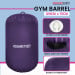 Inflatable Air Exercise Roller Gymnastics Gym Barrel 120 x 75cm Purple Image 8 thumbnail