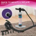 Inflatable Air Exercise Roller Gymnastics Gym Barrel 120 x 75cm Purple Image 6 thumbnail