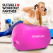Inflatable Gymnastics Air Barrel Exercise Roller 120cm x 75cm - Pink Image 9 thumbnail