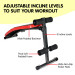 Sit Up Bench Incline with Resistance Bands - Powertrain Image 3 thumbnail
