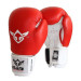 Leather Pro-sparring Boxing Mitts Gloves Punch Sparring  Red/White thumbnail