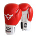 Leather Pro-sparring Boxing Mitts Gloves Punch Sparring Red/White thumbnail