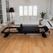 Powertrain Aria Pilates Reformer Machine Steel Foldable Multifunctional Home Gym Equipment Exercise Trainer Black Image 7 thumbnail
