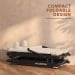 Powertrain Lyra Pilates Reformer Machine Foldable Multifunctional Home Gym Equipment Exercise Trainer Beige Image 12 thumbnail