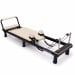 Powertrain Lyra Pilates Reformer Machine Foldable Multifunctional Home Gym Equipment Exercise Trainer Beige Image 14 thumbnail