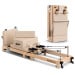 Powertrain Selina Foldable Wooden Pilates Reformer & Exercise Trainer in Beige Image 3 thumbnail