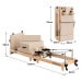Powertrain Selina Foldable Wooden Pilates Reformer & Exercise Trainer in Beige Image 4 thumbnail
