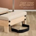 Powertrain Selina Foldable Wooden Pilates Reformer & Exercise Trainer in Beige Image 9 thumbnail