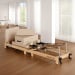 Powertrain Selina Foldable Wooden Pilates Reformer & Exercise Trainer in Beige Image 7 thumbnail