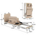 Powertrain Velora Pilates Reformer Machine Aluminium Foldable Multifunctional Home Gym Equipment Exercise Trainer Beige Image 4 thumbnail