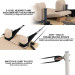 Powertrain Velora Pilates Reformer Machine Aluminium Foldable Multifunctional Home Gym Equipment Exercise Trainer Beige Image 11 thumbnail