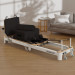 Powertrain Velora Pilates Reformer Machine Aluminium Foldable Multifunctional Home Gym Equipment Exercise Trainer Black Image 7 thumbnail