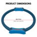 Magic Circle Pilates Ring 40cm - Blue Image 5 thumbnail