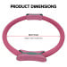 Magic Circle Pilates Ring 40cm - Pink Image 5 thumbnail