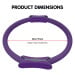 Magic Circle Pilates Ring 40cm - Purple Image 5 thumbnail