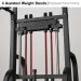 Powertrain Pull-Up & Dip Power Tower Multifunction Strength Training Station Image 8 thumbnail