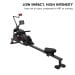 Powertrain Water Resistance Rowing Machine Rower Image 14 thumbnail