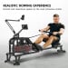 Powertrain Water Resistance Rowing Machine Rower Image 4 thumbnail