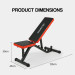 Powertrain Gen2 Pro 50KG Adjustable Dumbbell Set & Stand with Flat Incline Decline Bench Image 5 thumbnail