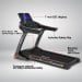 Powertrain V100 Electric Treadmill with Auto Power Incline 20kph Image 6 thumbnail