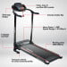 Powertrain V25 Electric Treadmill with 12 Programs Image 4 thumbnail