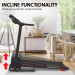 Powertrain K100 Electric Treadmill Foldable Home Gym Cardio Machine Image 13 thumbnail