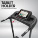 Powertrain K100 Foldable Electric Treadmill 1100W Home Gym Cardio Running Walking Machine with Incline Image 9 thumbnail