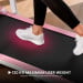 Powertrain K300 Pink Foldable 2-in-1 Under Desk Walking Pad Treadmill 1.5HP 10km/h Incline Home Running Machine Image 5 thumbnail