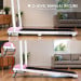 Powertrain K300 Pink Foldable 2-in-1 Under Desk Walking Pad Treadmill 1.5HP 10km/h Incline Home Running Machine Image 10 thumbnail