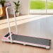 Powertrain K300 Pink Foldable 2-in-1 Under Desk Walking Pad Treadmill 1.5HP 10km/h Incline Home Running Machine Image 12 thumbnail
