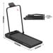 Powertrain K300 Foldable 2-in-1 Under Desk Walking Pad Treadmill 1.5HP 10km/h Incline Home Running Machine Black Image 3 thumbnail