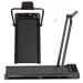 Powertrain K300 Foldable 2-in-1 Under Desk Walking Pad Treadmill 1.5HP 10km/h Incline Home Running Machine Black Image 4 thumbnail
