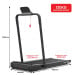 Powertrain K500 2-in-1 Foldable Walking Pad Treadmill with Remote Control Image 4 thumbnail