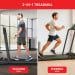 Powertrain K500 2-in-1 Foldable Walking Pad Treadmill with Remote Control Image 7 thumbnail