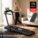 Powertrain V300 3.0HP Foldable 2-in-1 Walking Pad Treadmill with Auto Incline 14kph Under Desk Running Machine Image 4 thumbnail
