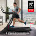 Powertrain V500 3HP Foldable Treadmill with Automatic Incline & Bluetooth Image 11 thumbnail