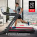 Powertrain V500 3HP Foldable Treadmill Electric Running Machine 20kmph Auto Incline Bluetooth Home Gym Cardio 130kg Image 14 thumbnail