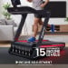 Powertrain V500 3HP Foldable Treadmill Electric Running Machine 20kmph Auto Incline Bluetooth Home Gym Cardio 130kg Image 16 thumbnail