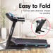 Powertrain K1000 Electric Treadmill with Power Auto Incline Image 10 thumbnail