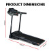 Powertrain MX1 Electric Treadmill with Incline and 12 Programs Image 9 thumbnail