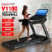 Powertrain V1100 Electric Treadmill with Wifi Touch Screen Power Incline Image 18 thumbnail