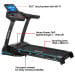 Powertrain V1100 Treadmill Electric Exercise Machine 15.6 Wifi TFT Touch Screen Home Gym Cardio Running Fitness Image 14 thumbnail