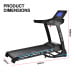 Powertrain V1200 Treadmill with Shock-Absorbing System Image 17 thumbnail