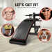 Powertrain Incline Decline Sit-Up Gym Bench with Resistance Bands and Rowing Bar Image 2 thumbnail