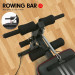 Powertrain Incline Decline Sit-Up Gym Bench with Resistance Bands and Rowing Bar Image 3 thumbnail