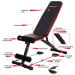 Powertrain Adjustable Weight Bench w/ Resistance Bands and 7 Backrest Positions Image 4 thumbnail
