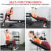 Powertrain JX190 Adjustable Multi Workout Weight Bench Image 9 thumbnail