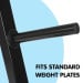 Powertrain A-Frame Weight Plate Storage Rack Heavy Duty Tree Stand for Home Gym Fitness Space Saving Organizer Image 2 thumbnail