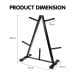Powertrain A-Frame Weight Plate Storage Rack Heavy Duty Tree Stand for Home Gym Fitness Space Saving Organizer Image 4 thumbnail