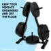 Powertrain A-Frame Weight Plate Storage Rack Heavy Duty Tree Stand for Home Gym Fitness Space Saving Organizer Image 5 thumbnail